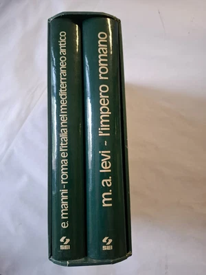 2 VOLUMI: ROMA E L'ITALIA NEL MEDITERRANEO ANTICO E L'IMPERO ROMANO Edizioni SEI - Immagine 1 di 4