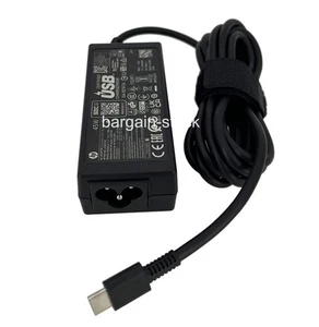 Oryginalny 45W USB typu C AC Adapter Ładowarka HP OmniBook 5 Flip 2-w-1 14-fp0023dx - Zdjęcie 1 z 5