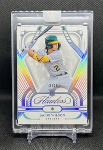 2024 Panini impecable Jacob Wilson novato diamante incrustado/25 atletismo - Imagen 1 de 2