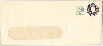 US #U539 Mint Postal Stationery, Entire, 1958, 3c +1c, Purple, windowed - Image 1 of 2