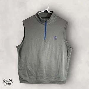 Peter Milan Crown Sports Men's Large Gray Sleeveless Vest Golf Pullover Apparel - Picture 1 of 3