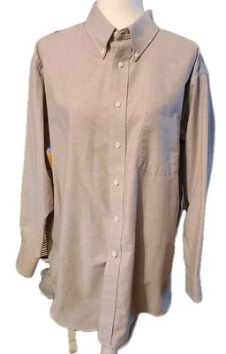 Camisa de vestir para hombre Croft & Barrow resistente a las arrugas talla 17 manga 32/33 usada Foto 1 de 3