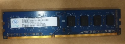 NANYA 4GB PC3-12800U NT4GC64B8HG0NF-DI DIMM RAM Memory - Image 1 of 2