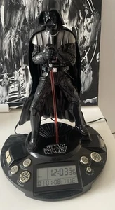 LED Star Wars Uhr Wecker + Radio 30cm Darth Vader Figur Kinderwecker Actionfigur - Bild 1 von 5