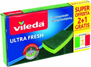 Ultra Fresh Spugna Abrasiva, Assorbente, Antigraffio, Con Parte Fibrosa, Trattam - Foto 1 di 12