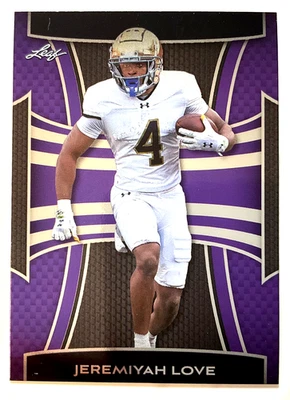 Hoja de metal Jeremiyah Love 2025 #B-85 lucha contra irlandeses Foto 1 de 2