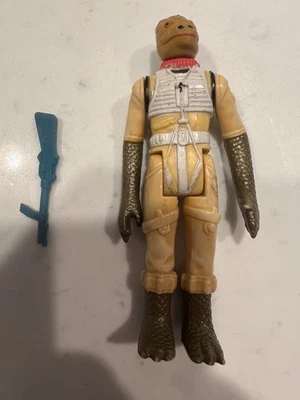 Boneco Kenner Star Wars Bossk 100% completo 1980 vintage caçador de recompensas  - Imagem 1 de 4