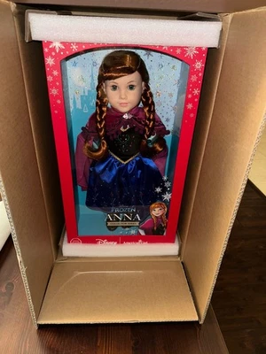 Muñeca American Girl ANNA FROZEN Coleccionista 2024 LE Swarovski 18" Hermana Elsa ¡NUEVA! Foto 1 de 4