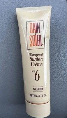 Vintage Bain De Soleil Moisture Tanning Creme 6 Suntan Cream - Image 1 of 2