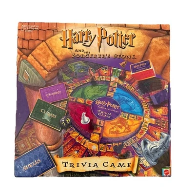 Harry Potter And The Sorcerers Stone Trivia Game - Mattel 2000 - Image 1 of 3