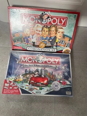 Monopoly Here and Now Limited Edition *Sealed* bonus Coronation Street Version - Image 1 of 2