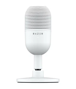 Razer Seiren Mini USB Microphone: Mercury Ultra-Compact Condenser White Used - Picture 1 of 9