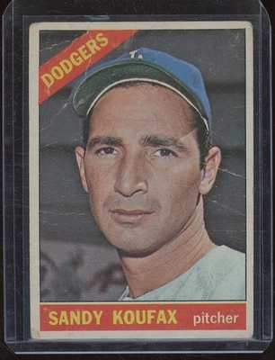 Topps Sandy Koufax #100 1966 Foto 1 de 2