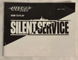 Silent Service (Nintendo Entertainment System, 1989) - Manual Only - Picture 1 of 2