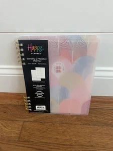 The Happy Planner 2025 2026 Tablero Clásico Planificador Académico Rosa Azul Arco - Imagen 1 de 6