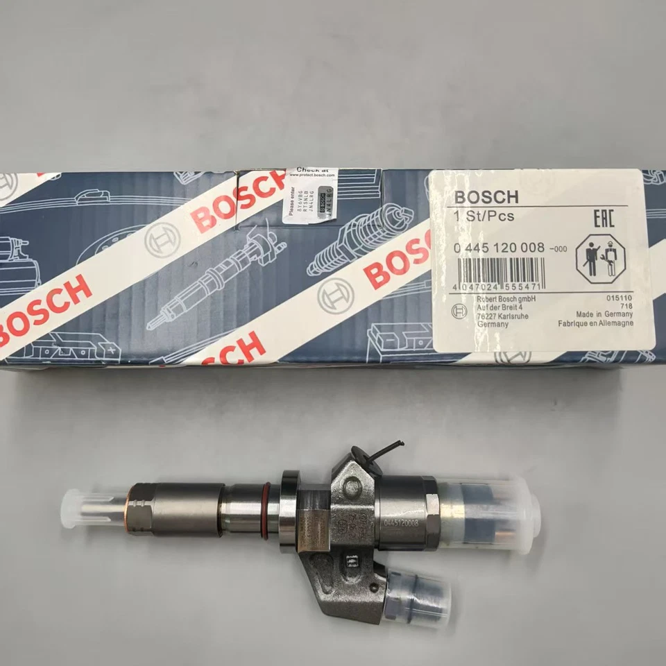1PCS Fuel Injectors 0445120008 Fits For 2001 2002 2003 2004 6.6L Duramax LB7 - Imagem 1 de 4