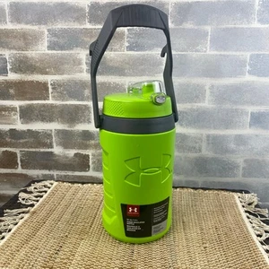 Under Armour 64oz Foam Insulated Push-Button Lid Water Bottle Green / Gray - Picture 1 of 15