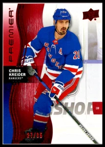 2023-24 Upper Deck Premier Ruby #43 Chris Kreider New York Rangers /35 - Picture 1 of 2