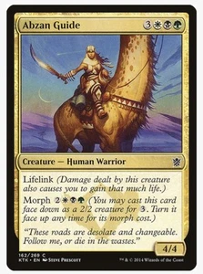 Abzan Guide #162 KTK Magic Card in a Protective Sleeve - Picture 1 of 4
