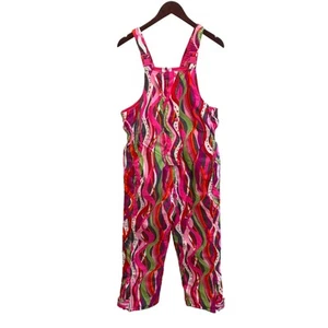 Hanna Andersson Colorful Snowbibs Girls Size 150 Youth Size 12 - Picture 1 of 6