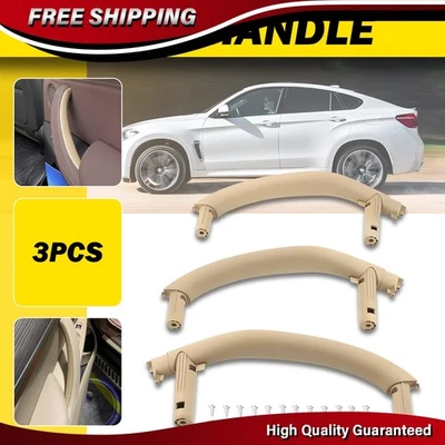 Cubiertas de manija de puerta 3 piezas para BMW X5 F15 2014-2018 BMW X6 F16 2015-2019 beige Foto 1 de 4