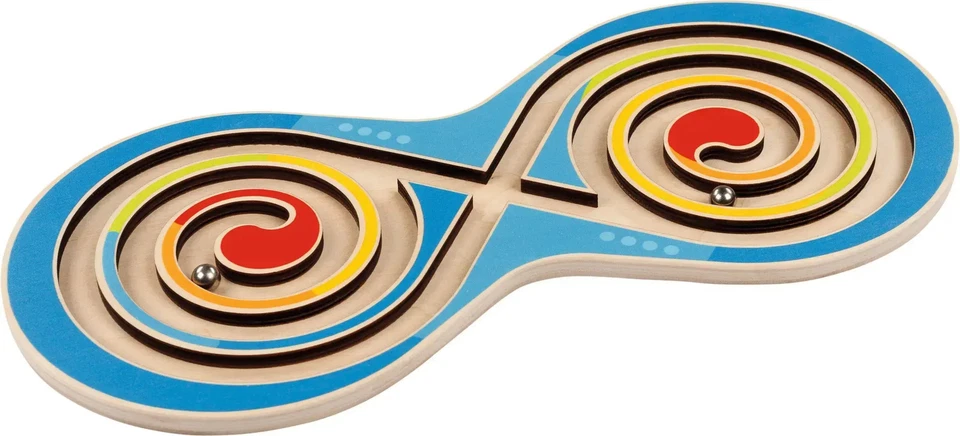 GOLLNEST & KIESEL GMBH & Motorik-Acht | 27,8 x 12,8 x 0,8 cm, Holz, mit 2 Kugeln, per Stück | goki | 2025