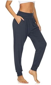 Women's Cozy Yoga Joggers Pants Loose Workout Sweatpants Comfy Lounge Pants - Picture 1 of 5
