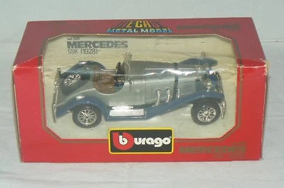 BURAGO 1:24 Mercedes SSK ref 1509 Die Cast Metal + boite super état - Photo 1/4
