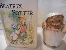 Beatrix Potter Mrs Tiggy Winkle Beswick 1948 w/box free domestic ship/ins 200015