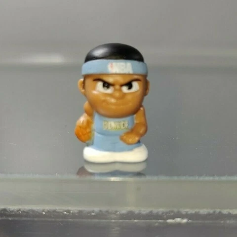 RARE 1" TALL DENVER NUGGETS NBA SERIES 1 TEENYMATES BASKETBALL FIGURE Cover