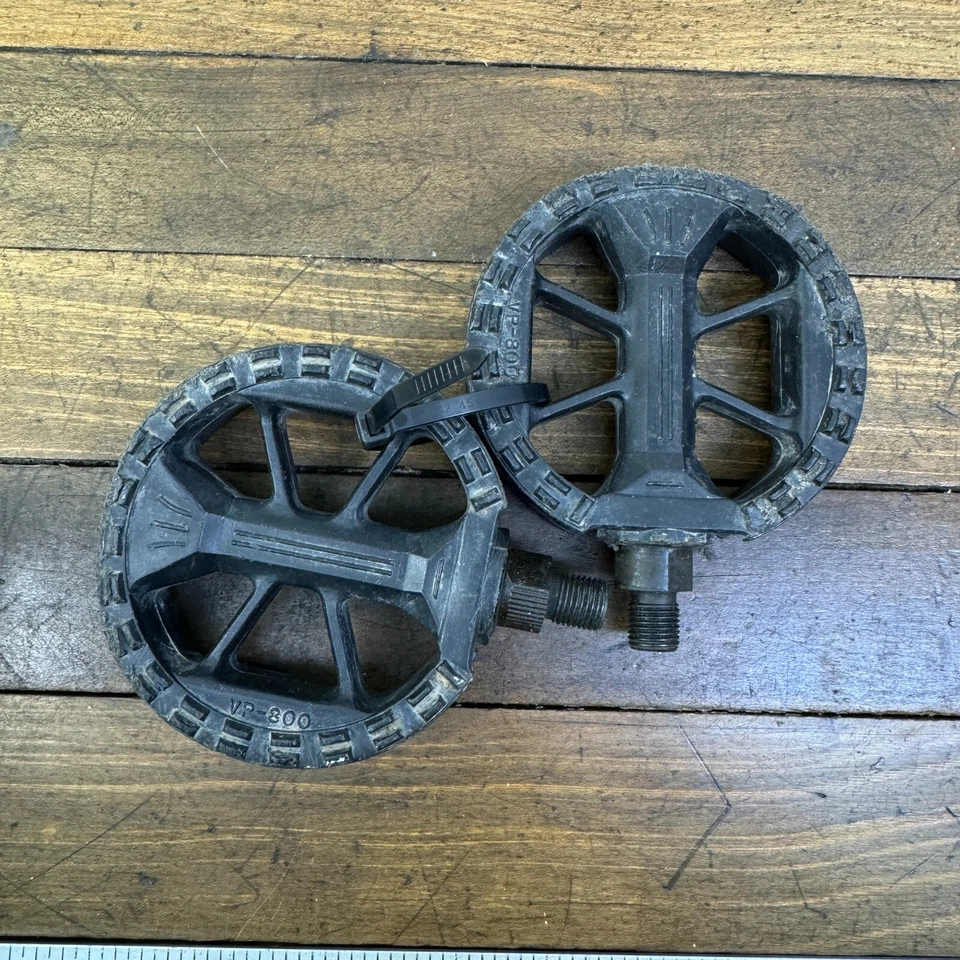 Pedales VP BMX Old School BMX Freestyle 1/2 pulgada VP-800 piruleta redonda plástico OG Foto 1 de 4