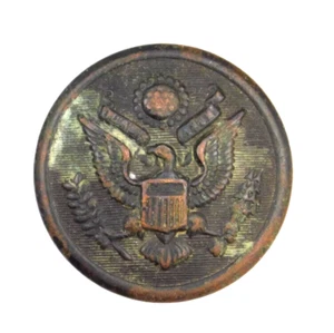 1213 WW2 US ARMY METAL MILITARY BUTTON - Picture 1 of 3