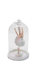 Good Will Ballerina in Glaskuppel Christbaumschmuck Weihnachtsschmuck - Bild 1 von 2