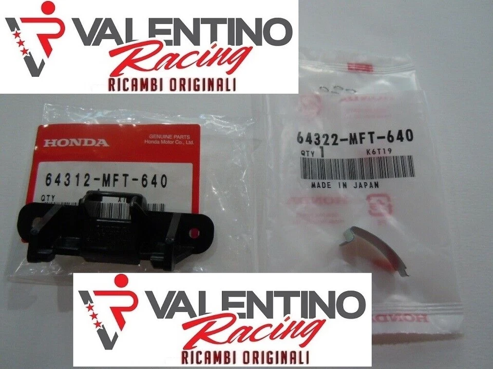 CERNIERA E PIASTRINA MOLLA SPORTELLO BENZINA OR. HONDA SWT 400 600 2009>2011 - Immagine 1 di 1