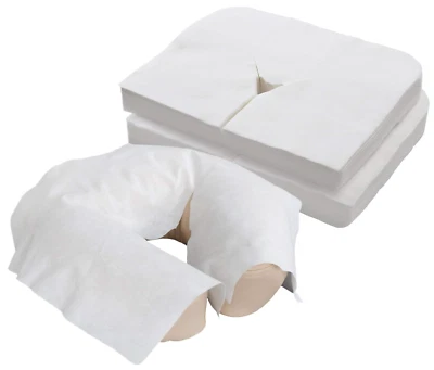 HENRY SCHEIN EarthLite Disposable Massage Table Headrest Covers, Face Cradles - Box of 100