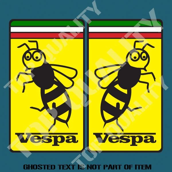SCOOTER VESPA WASP DECAL STICKER SET X2 SUIT VESPA LAMBRETTA ULMA MOD ROCKER - Image 1 of 1