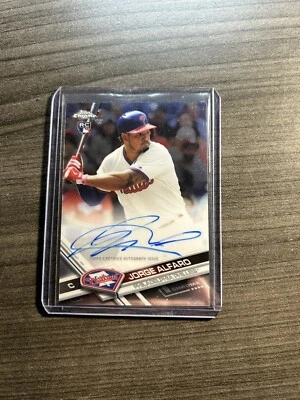 Jorge Alfaro 2017 Topps Chrome RC ROOKIE AUTO PHILLIES PADRES B3 - Image 1 of 2