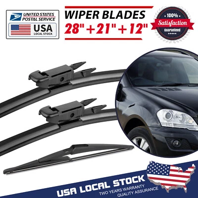 Limpiaparabrisas 28" 21" 12" para todas las estaciones para Mercedes-Benz R500 2006-2007 Foto 1 de 4