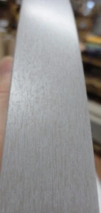 Satin Stainless Wilsonart 4830 PVC 1MM edgebanding 15/16" x 500' x .040" thick - Picture 1 of 3