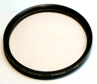 Quantaray 58mm Skylight 1A sky Glass Filter made in Japan    - Image 1 of 4