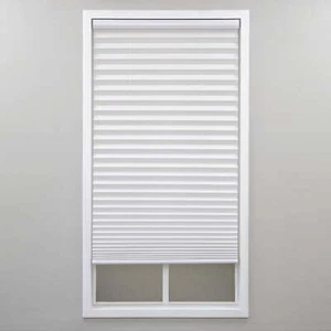 1 Inch Lightweight Cordless Light Filtering Pleated Shade 100% Polyester Home - Picture 1 of 6