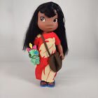 Used Disney Store Animators Collection Lilo 16" Doll with Scrump Bag & Sandals