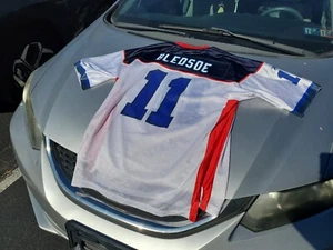 New England Patriots Trikot Herren Gr. L Drew Bledsoe #11 NFL weiß blau Exc. Zustand - Bild 1 von 4