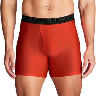 UNDER ARMOUR Tech Boxerjock 6" Boxer Calzoncillo Ropa Interior Talla 5XL Solsticio Rojo Negro Foto 1 de 3