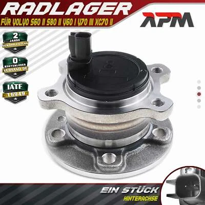 Hub Kit Roulements Arrière Avec Capteur ABS pour Volvo S60 II S80 V70 III XC70 - Photo 1/4