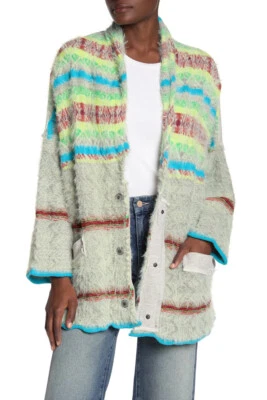 Cárdigan Free People Fair Weather Estilo #OB1032729 - 'Mint Haze' - Talla XL - NUEVO CON ETIQUETAS Foto 1 de 3