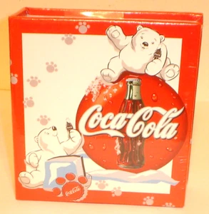 Album fotografico Coca-Cola orso polare 2 anelli Coca-Cola 1999 contiene 50 Made in USA "Inutilizzato" - Foto 1 di 7