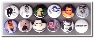 MORRISSEY Buttons Pins Badges the smiths british rock pinbacks - Picture 1 of 1
