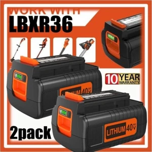 40V 2.0Ah for Black and Decker 40 Volt Max Lithium Battery LBX2040 LBXR36 LSW136 - Picture 1 of 17