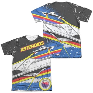 ATARI ASTEROIDS ARCADE Licensed Sublimation Adult Men's Tee Shirt SM-3XL - Picture 1 of 2